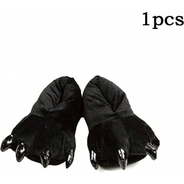 (1pcs shoes, XL) Kigurumi Unicorn Pajama Adult Animal Cat Raccoon Onesie Women Men Couple Winter Pajamas Suit Nightie Sleepwear Flannel Homewear