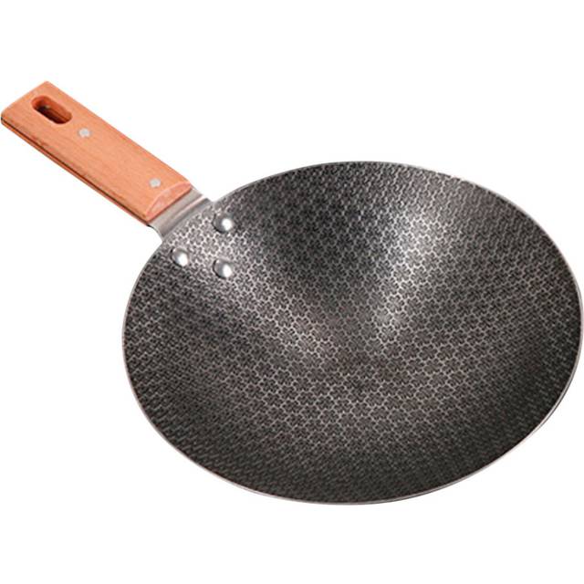 Raindrops 1set Simple Design Wok Frying Pan For Restaurants Cooking