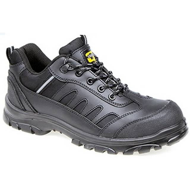 Unisex Full Composite Non-metal Safety Toe Cap Trainers Size 4 To 14 Uk Leather