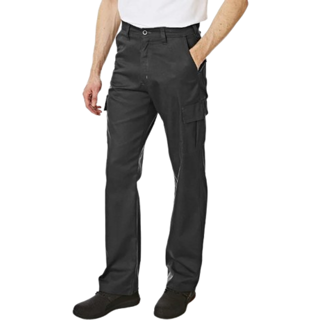 Lee Cooper Workwear Mens Classic Cargo Work Trousers, Black, 40W (31" Reg Leg) - One Size