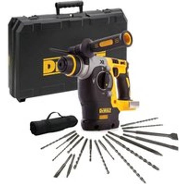 Dewalt DCH273N Cordless XR 18v SDS Brushless Hammer Drill + Case + 17 Piece Set
