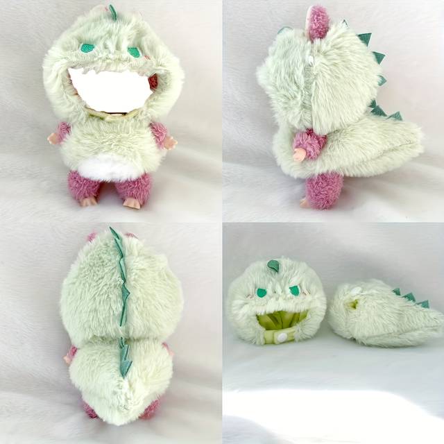 TEMU Costume For Labubu (excluding Dolls) Featuring Transformation Into A Dinosaur, Bee, Or Shark, With Cute And Stylish Outfits Suitable For Pairing With Dolls