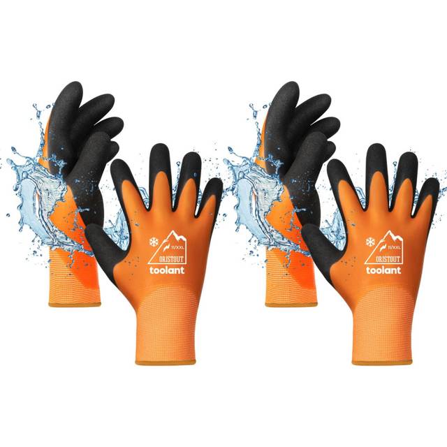 OriStout Waterproof Winter Work Gloves for Men and Women  Touchscreen  Freezer Gloves  Thermal Insulated  for Cold Weather