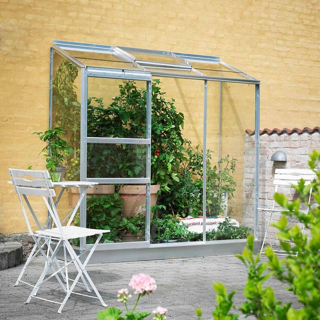 Halls Greenhouses Altan 3 1.3m² 3mm Aluminium Glas