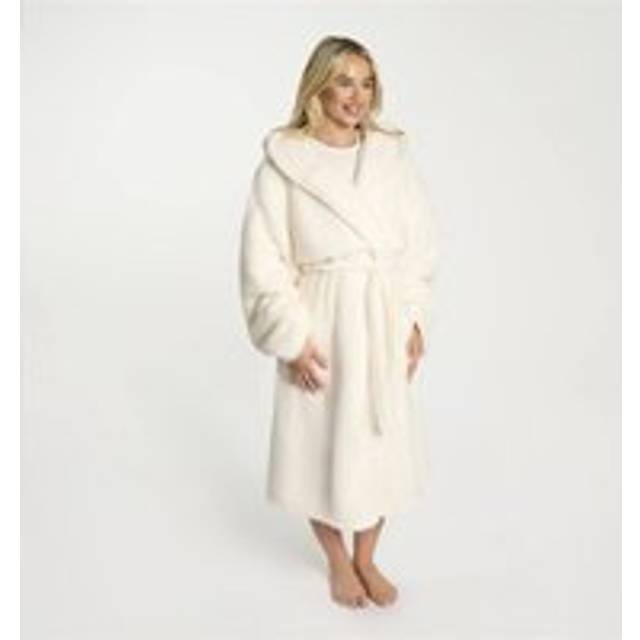 OHS Teddy Dressing Gown, Adults - Cream