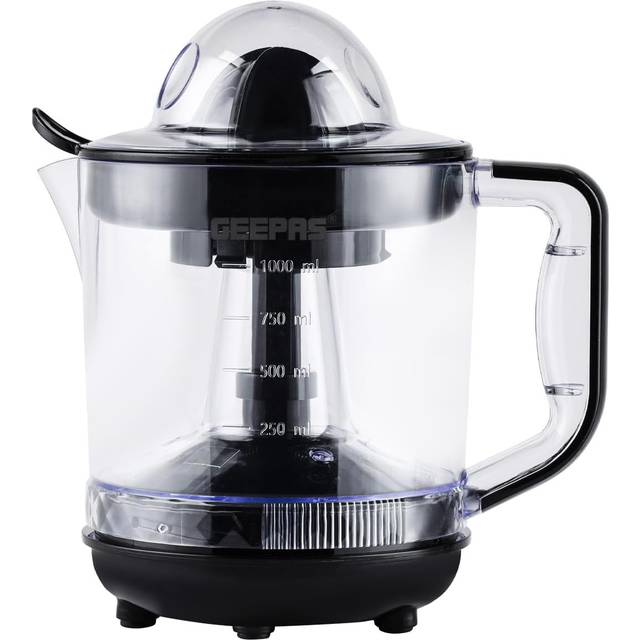 GEEPAS 25W Citrus Juicer with Bi-Direction Twist, Black (1L)