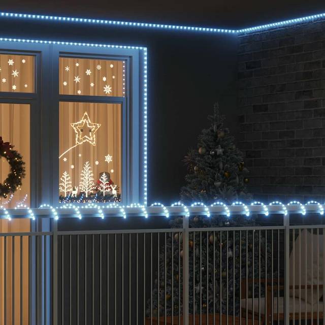 vidaXL Rope Light with 240 LEDs Cold White 10 m PVC - Cool White