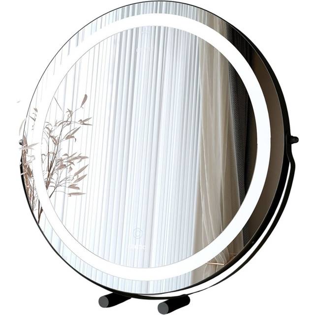 CARME Home Riley Black Touch Sensor Led Light Mirror - One Size