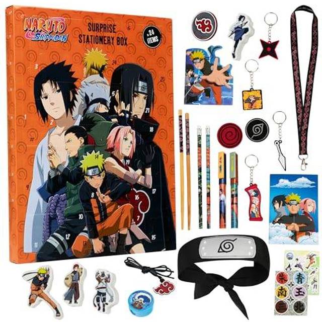 Naruto Surprise Stationery Advent Calendar 2024 Christmas 24 Surprises Gift