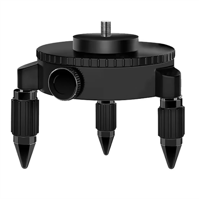 Laser Level Adjustable Rotation Tripod Bracket Rotation Base for 1/4 Inch Interface Laser Level Adapter