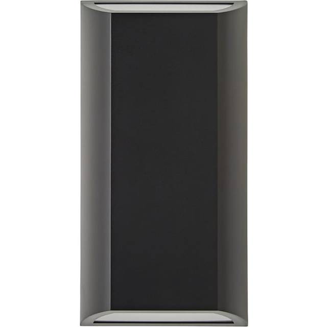 ValueLights Leon Matte Black Up and Down LED Outdoor Wall Light