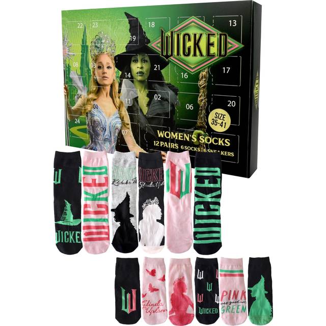 Wicked Advent Calendar - Glinda & Elphaba Women's Socks Advent Calendar - for Women - multicolour - Standard