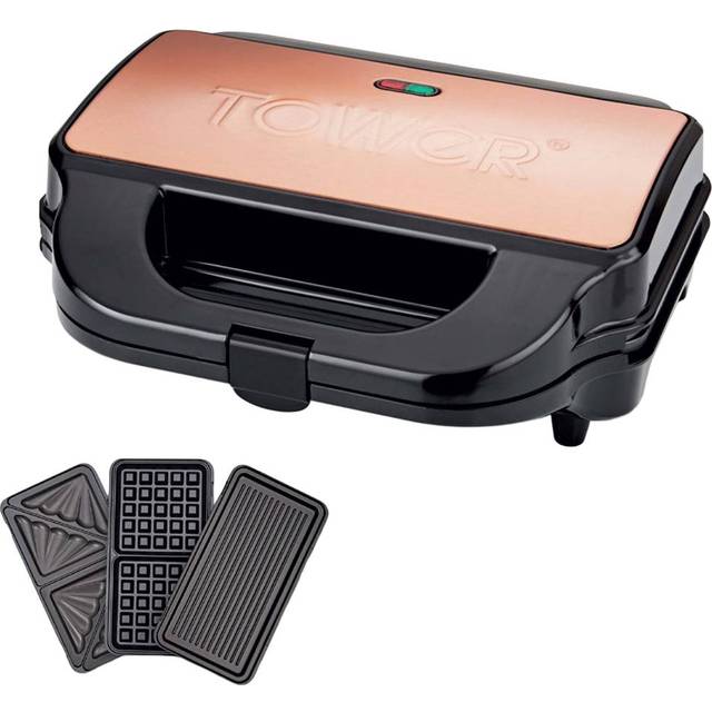 Tower 3 in 1 Gold Deep Fill Sandwich Maker - GOLD