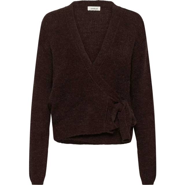 Soaked In Luxury Tuesday Wool Blend Wrap Cardigan