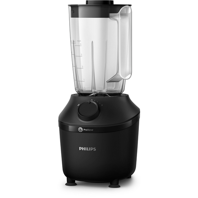 PHILIPS HR2041/41 Blender, Svart, 1.9 L