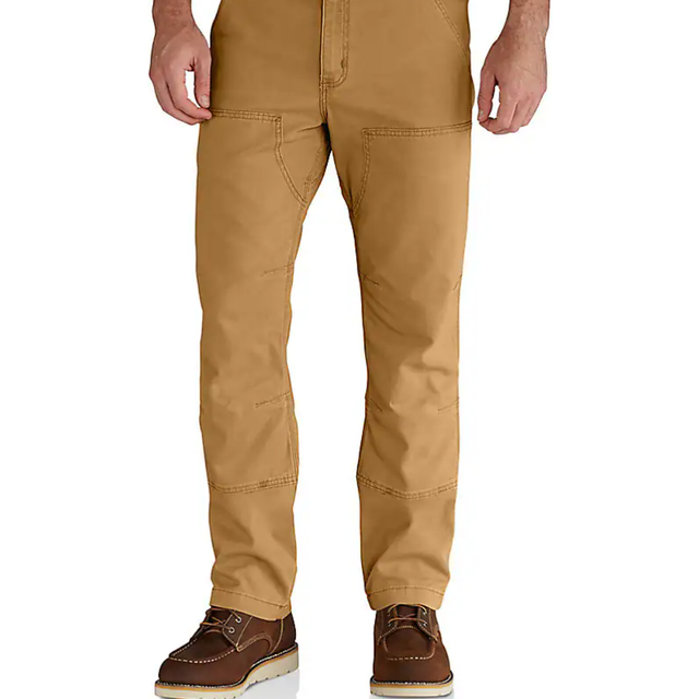 carhartt Mens Rugged Flex Rigby Double Front Pant  Hickory  33W X 36L