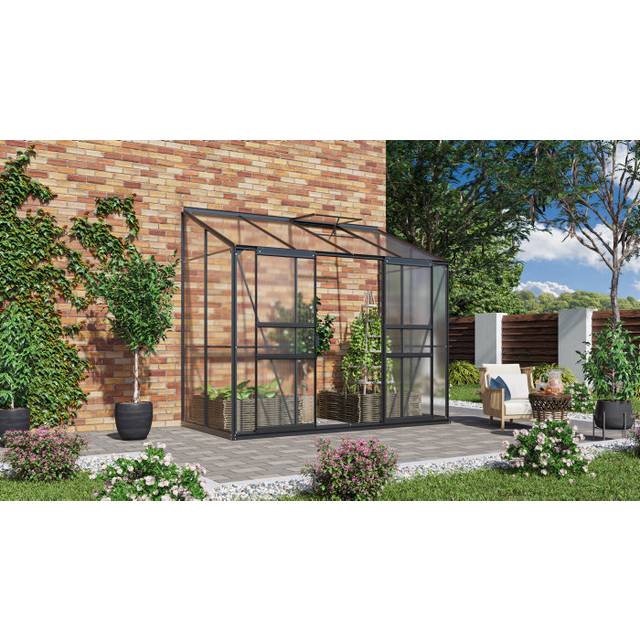 Vitavia Ida 3.3m² Black Aluminum Polycarbonate