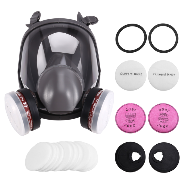 Gas Mask Full Face Industrial Formaldehyde Respirator Protective 6800 Chemical Decoration