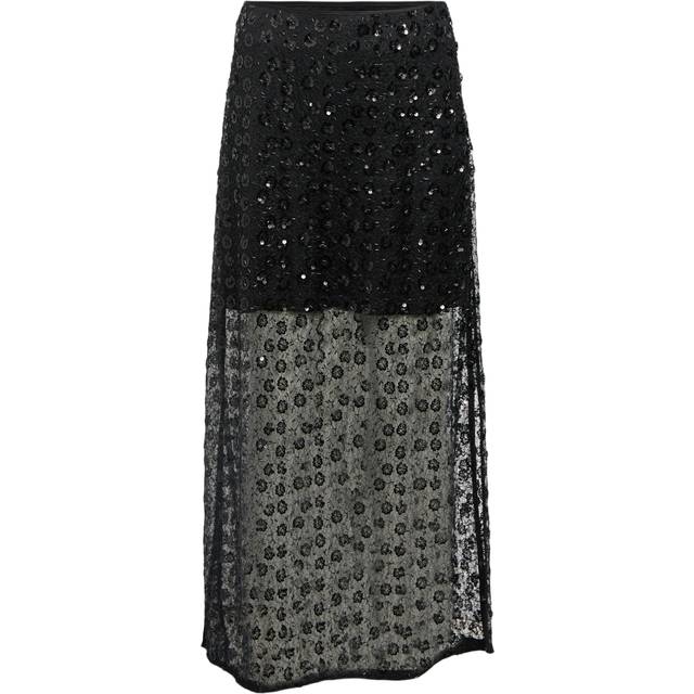 Object Objmaisy Hw Long Skirt - Black