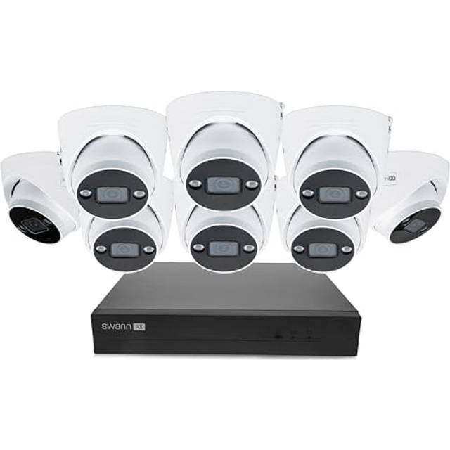 16 channel 8 dome cam 4K NVR CCTV kit