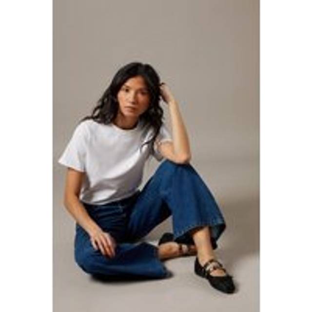 Dorothy Perkins Faith: Giada Sheer Mesh Double Mary Jane Buckle Ballet Flats In Black - black - 5