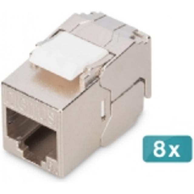 Digitus CAT 6A compact keystone module. shielded. tool-free mounting c