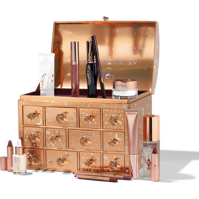 Charlotte Tilbury Charlotte's Beauty Treasure Chest 12 Door Beauty Advent Calendar
