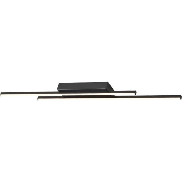 Designer Metal Kitchen LED 89Cm Ceiling Light Fitting By - Matte Black (5cm H X 89cm W X 9cm D)