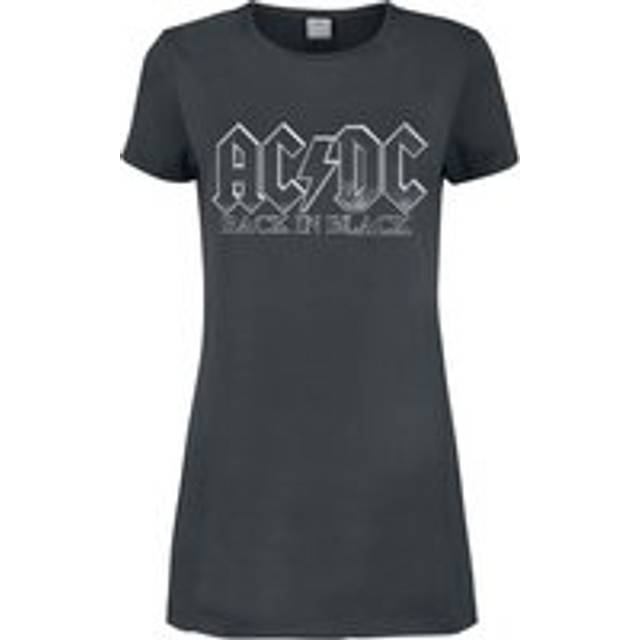 AC/DC Amplified Collection - Back In Black Mini Dress charcoal