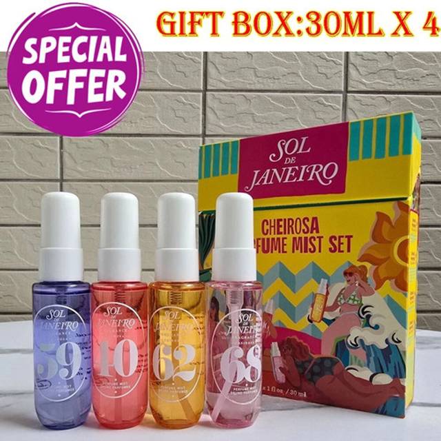 Sol De Janeiro Cheirosa Perfume Mist Set | '40 '59 '62 '68 |4x 30ml Hot Sale Nk9
