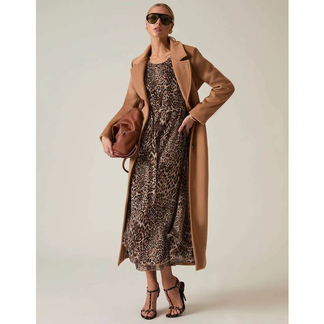 James Lakeland Women's Long Camel Classic Coat | Size: 20