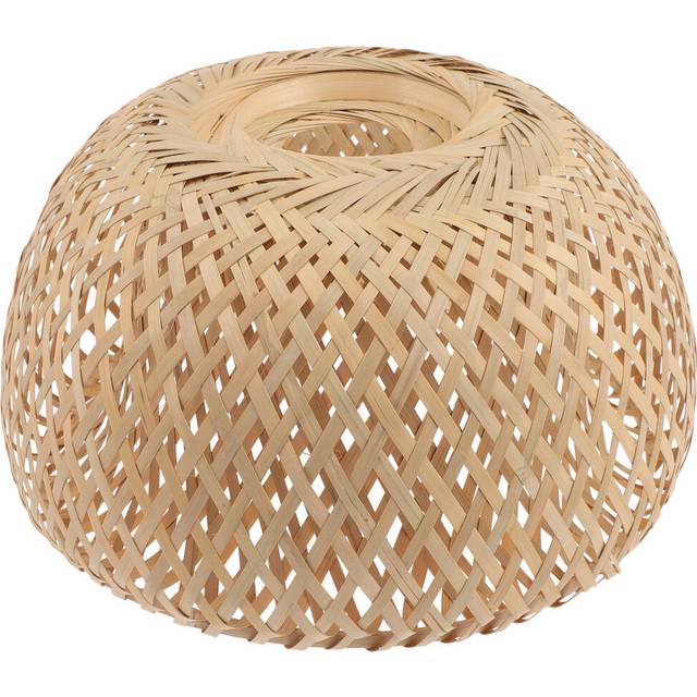 Bamboo Lampshade Light Yellow Bedroom 1pcs 11.8x11.8in
