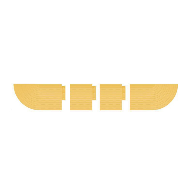 Anti-Slip Threshold Door Step Ramp Kit for Inteligent Robot Vacuum Cleaner Wheelchairs Accessories Yellow