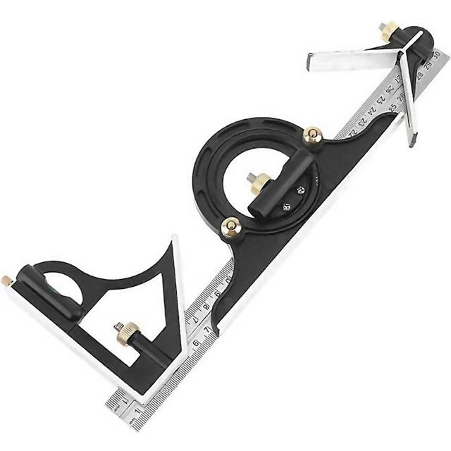 3 in 1 300mm Adjustable Measuring Ruler Angle Finder Protractor Tools