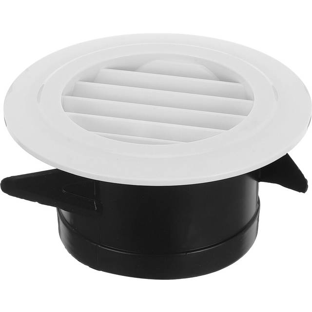 Circular Air Vent Cover Mesh Louvered Grille for Wall Soffit 100mm