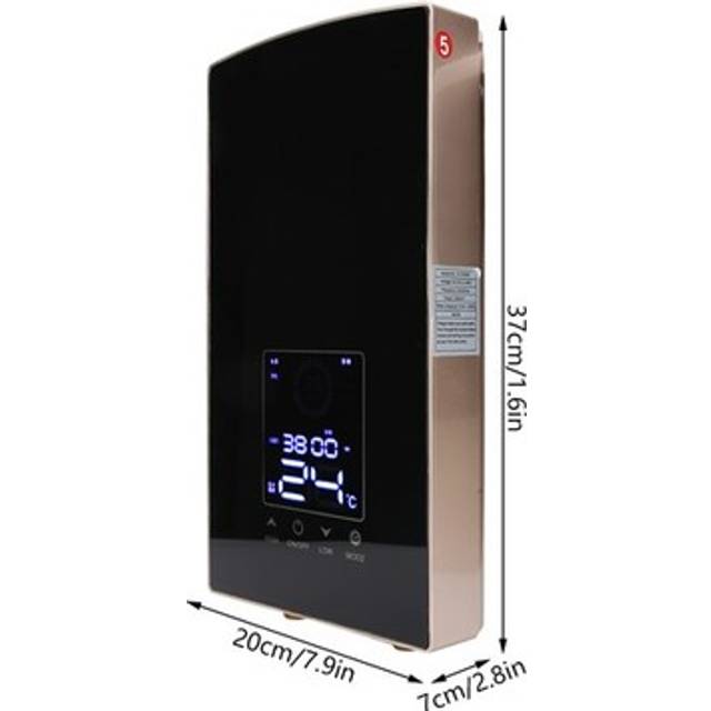 Electric Water Heater Water Heater Wall Mounted With Tempered Glass Panel