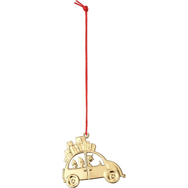 Rosendahl Karen Blixens Juleophæng Julebil H 6.5 cm Guldbelagt Metal Juletræspynt