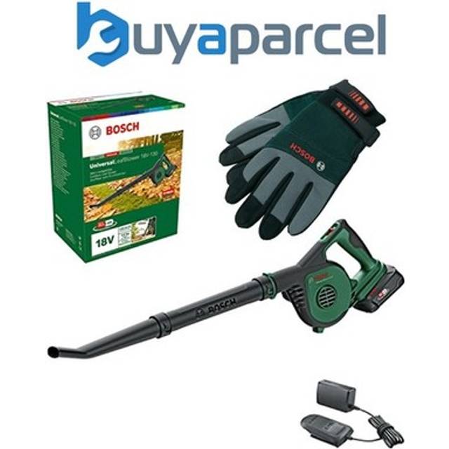 Bosch 18v Cordless Leaf Blower UniversalLeafBlower 18V-130 1x 2.5Ah Batt &Gloves