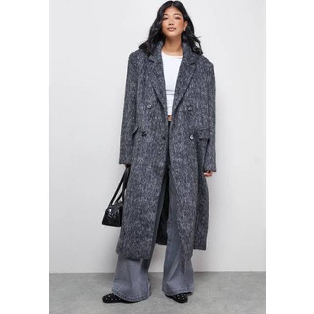 Warehouse Charcoal Coat Womens Casual Jackets & Coats