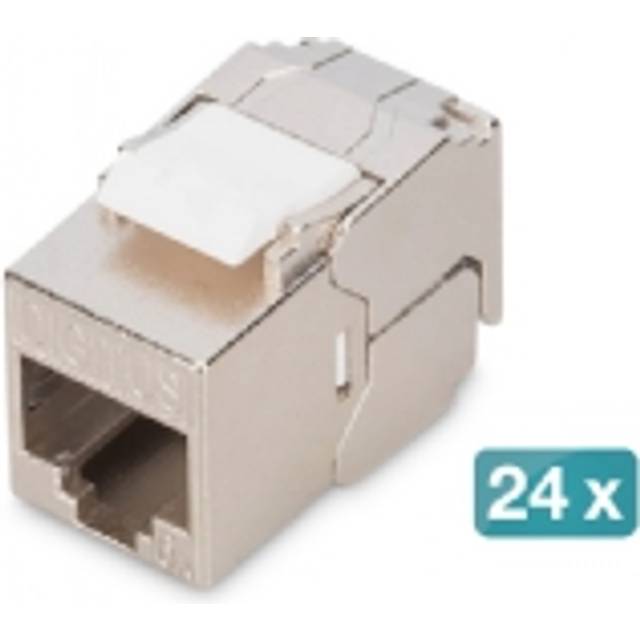 Digitus CAT 6A compact keystone module. shielded. tool-free mounting c