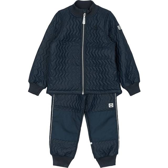 Mikk-Line Termotøj Med Fleece Duvet Coated - Blue Nights