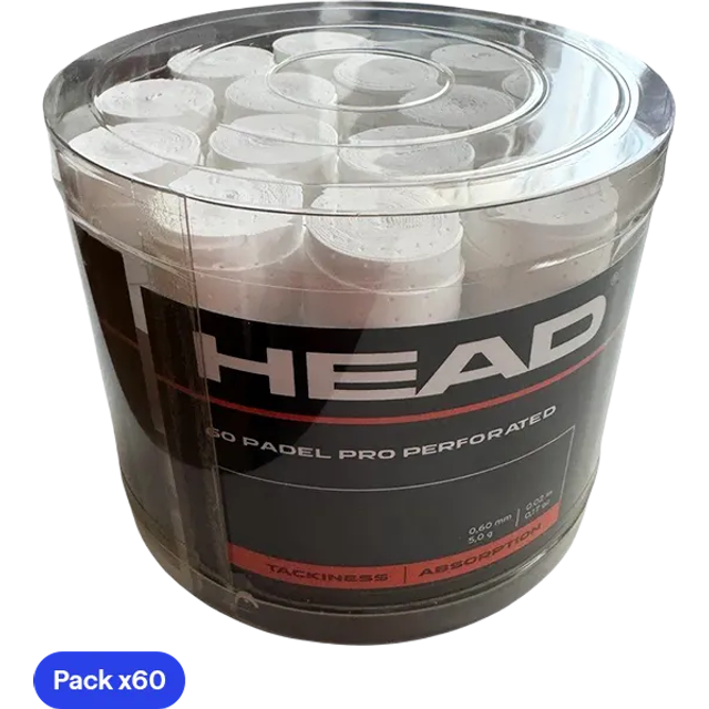 Head Racket Padel Pro Perforeret 60 Stk