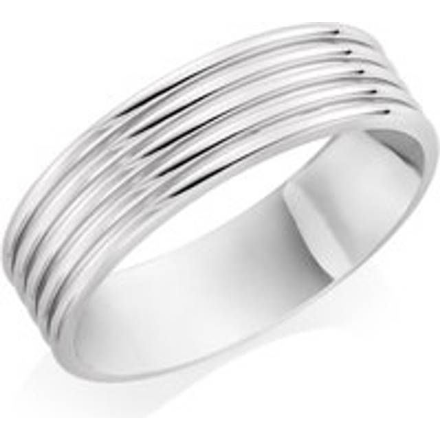 Platinum Fancy 6mm Men's Wedding Ring
