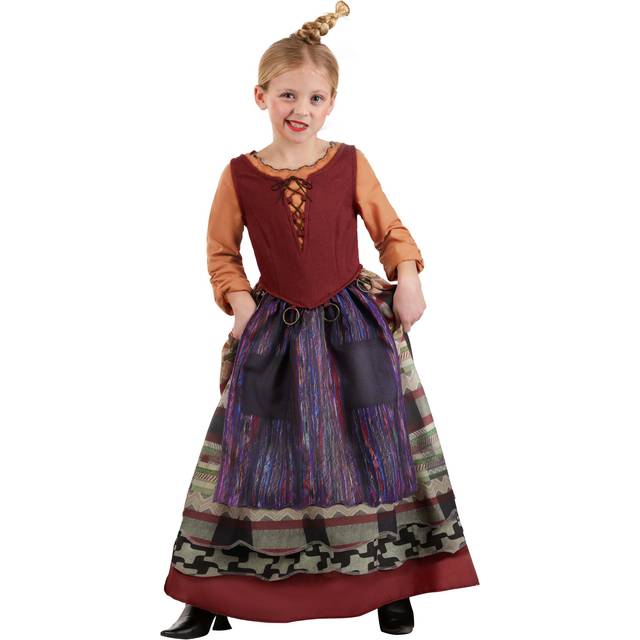 Deluxe Disney Hocus Pocus Mary Sanderson Girl's Costume | Disney Costumes - As Shown (M)