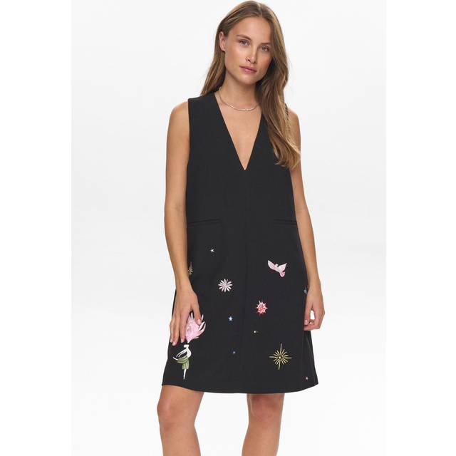 Nümph Kjole Almut Caviar Dress - Sort