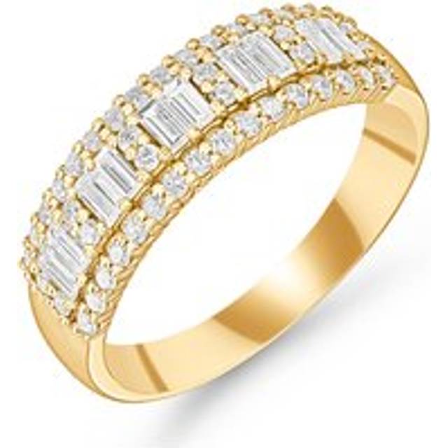 18ct Yellow Gold Diamond Eternity Ring - Yellow Gold/Silver