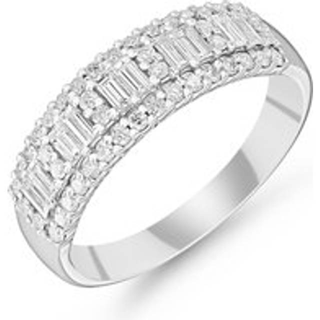 Platinum Diamond Eternity Ring - Silver