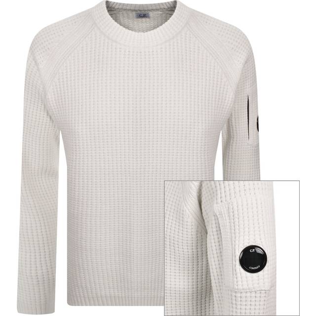 Cp Company-Sweaters Gauze White-Uomo - L