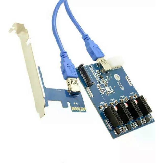 PCIe To PCI Express 1to 4 Slot Riser Card