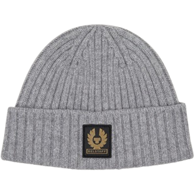 Women's Belstaff Watch Beanie Hat - Pale Grey Melange - Size: ONE size
